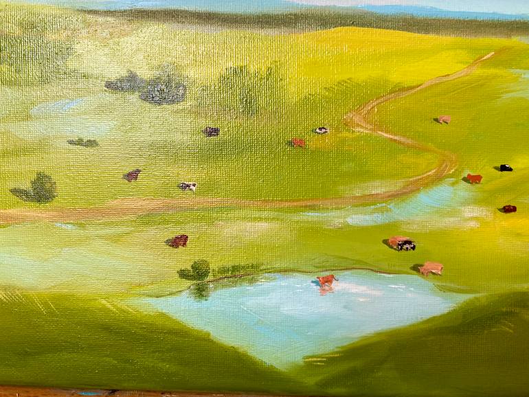 Original Impressionism Landscape Painting by Inna Kalina