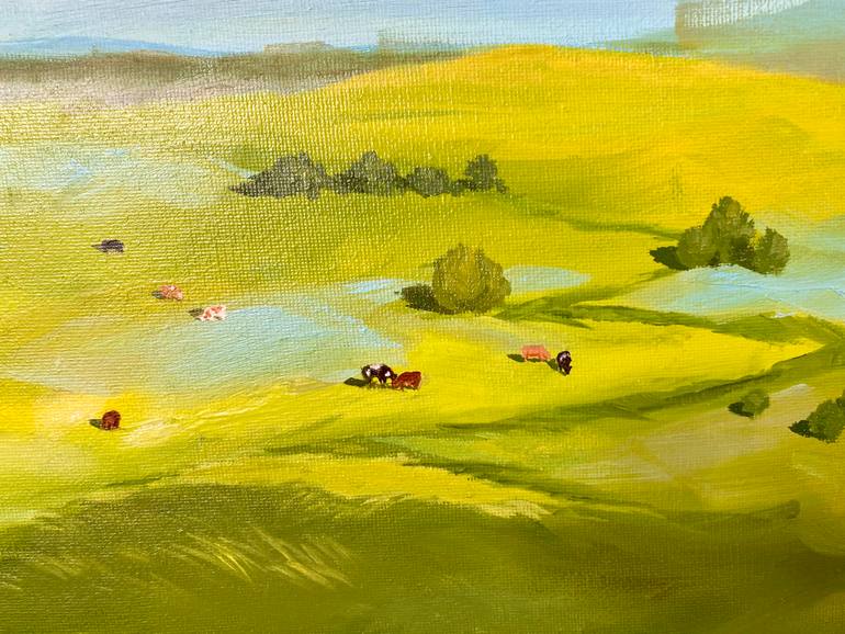 Original Impressionism Landscape Painting by Inna Kalina