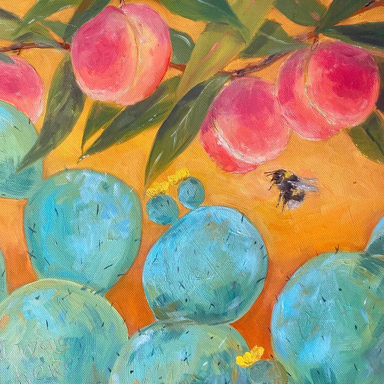 Original Expressionism Floral Painting by Inna Kalina