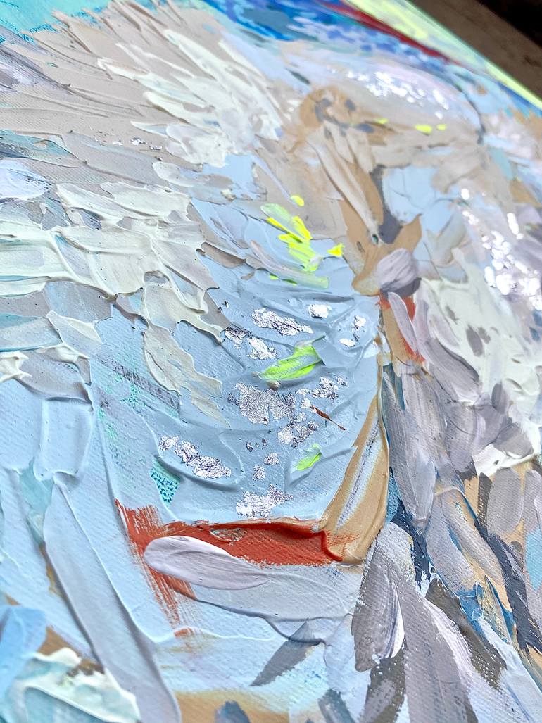 Original Abstract Expressionism Animal Painting by Inna Kalina