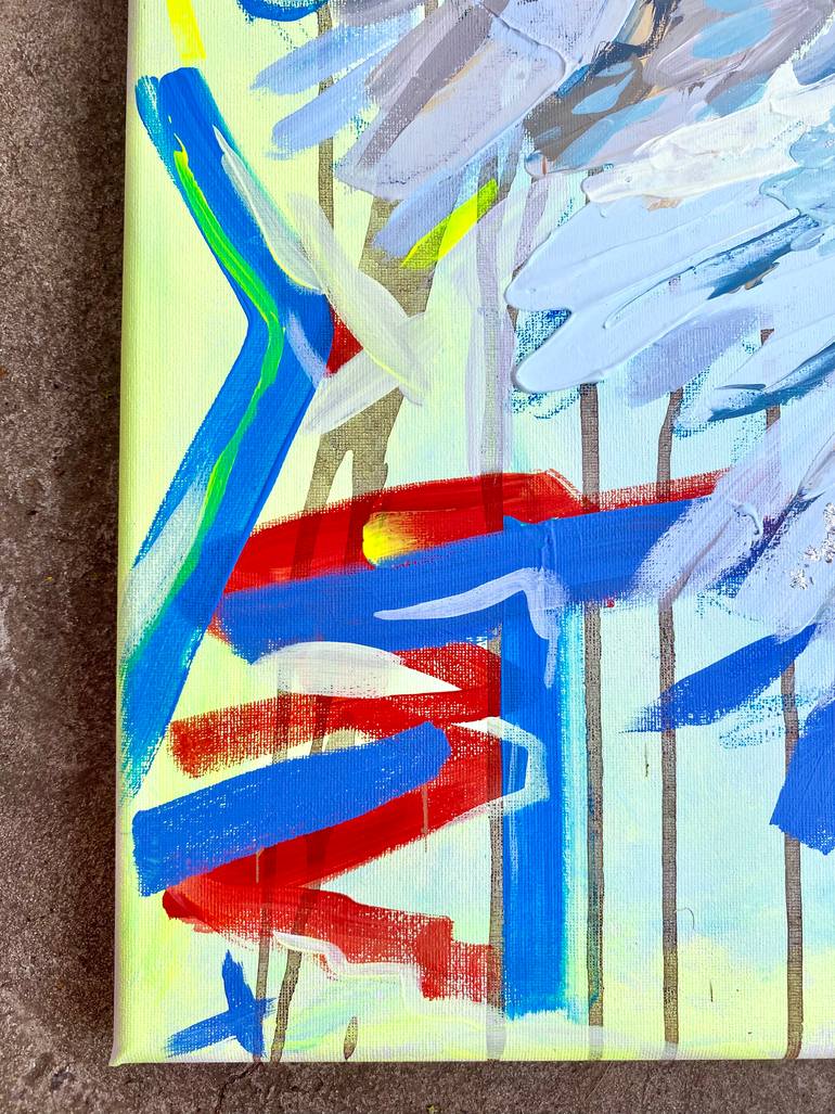 Original Abstract Expressionism Animal Painting by Inna Kalina