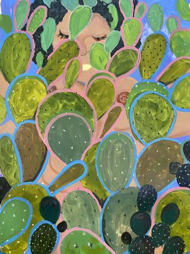 Original Folk Women Painting by Inna Kalina