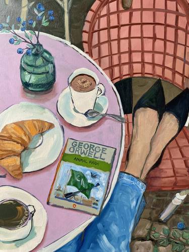Original Neo-impressionism Food & Drink Painting by Inna Kalina