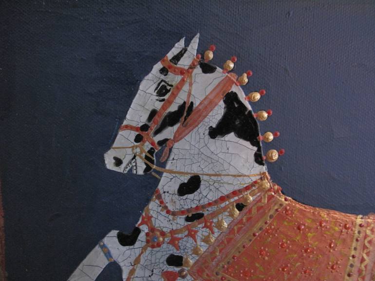 Original Fine Art Horse Painting by Diana Bunyan
