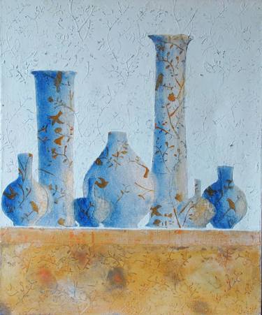 Original Fine Art Still Life Paintings by Diana Bunyan