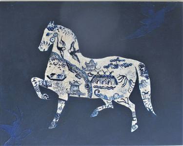 Willow Pattern Horse 2 thumb