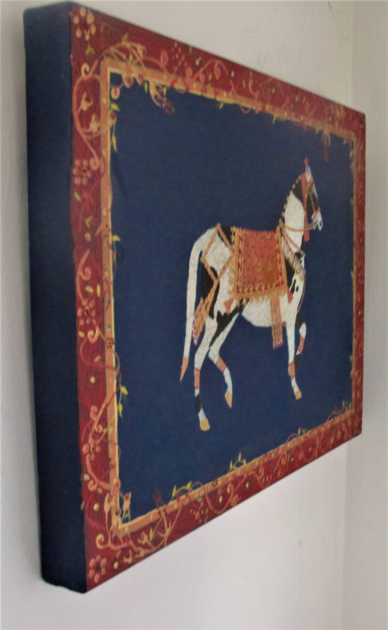 Original decorative Horse Painting by Diana Bunyan