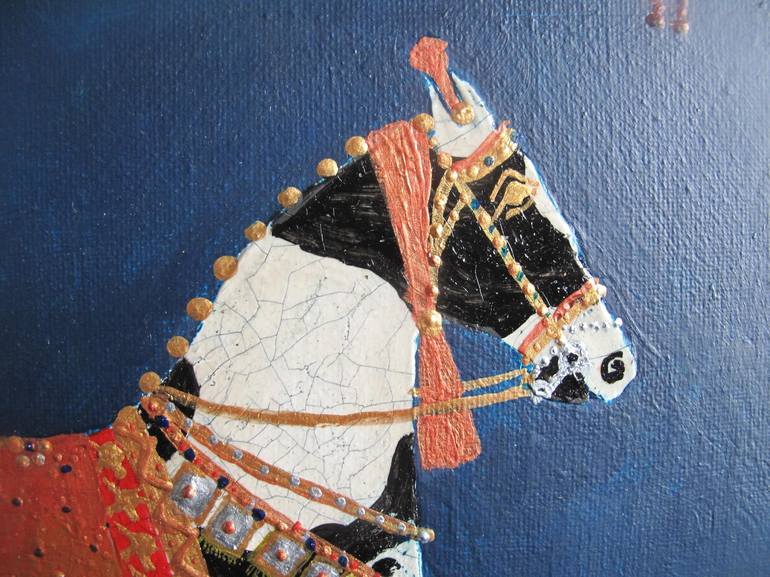 Original decorative Horse Painting by Diana Bunyan