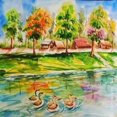 Original Nature Painting by SMMizanur Rahman