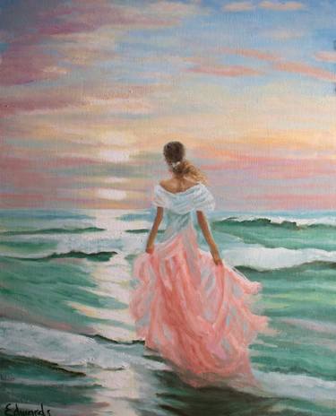 Original Impressionism Seascape Paintings by Patrick Edwards