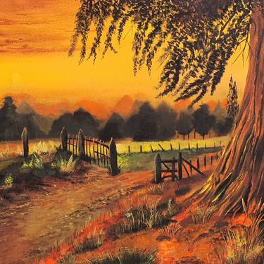 Original Landscape Paintings by MUHAMMAD REHAN Muhammad farhan