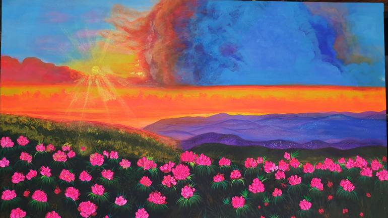 Original Art Deco Fantasy Painting by Muhammad Rehan Muhammad Farhan
