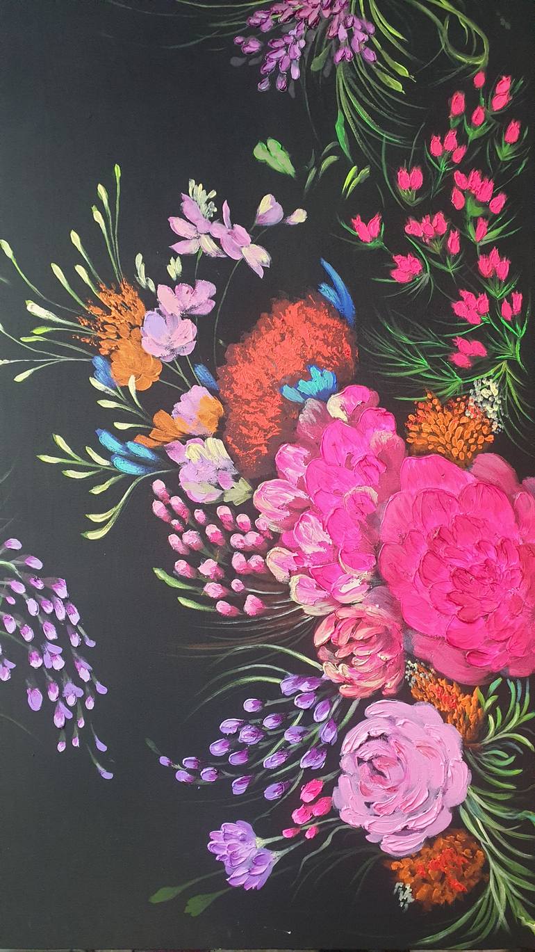 Original Art Deco Fantasy Painting by Muhammad Rehan Muhammad Farhan