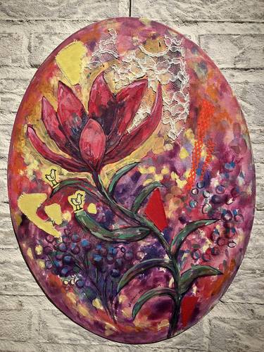 Print of Impressionism Floral Paintings by Deborah Moreno Persijn