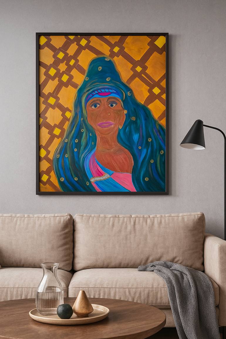 Original Figurative People Painting by Elena Suprema