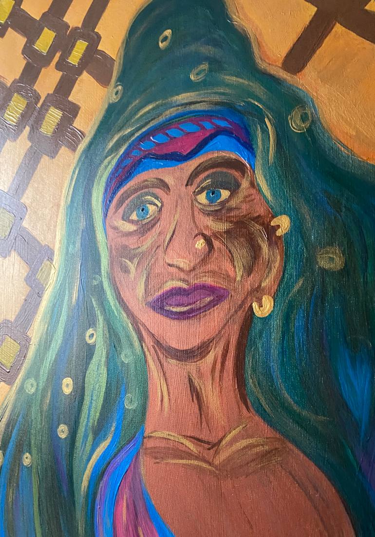 Original Figurative People Painting by Elena Suprema
