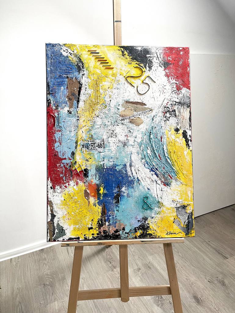 Original Abstract Painting by Dana Stoica