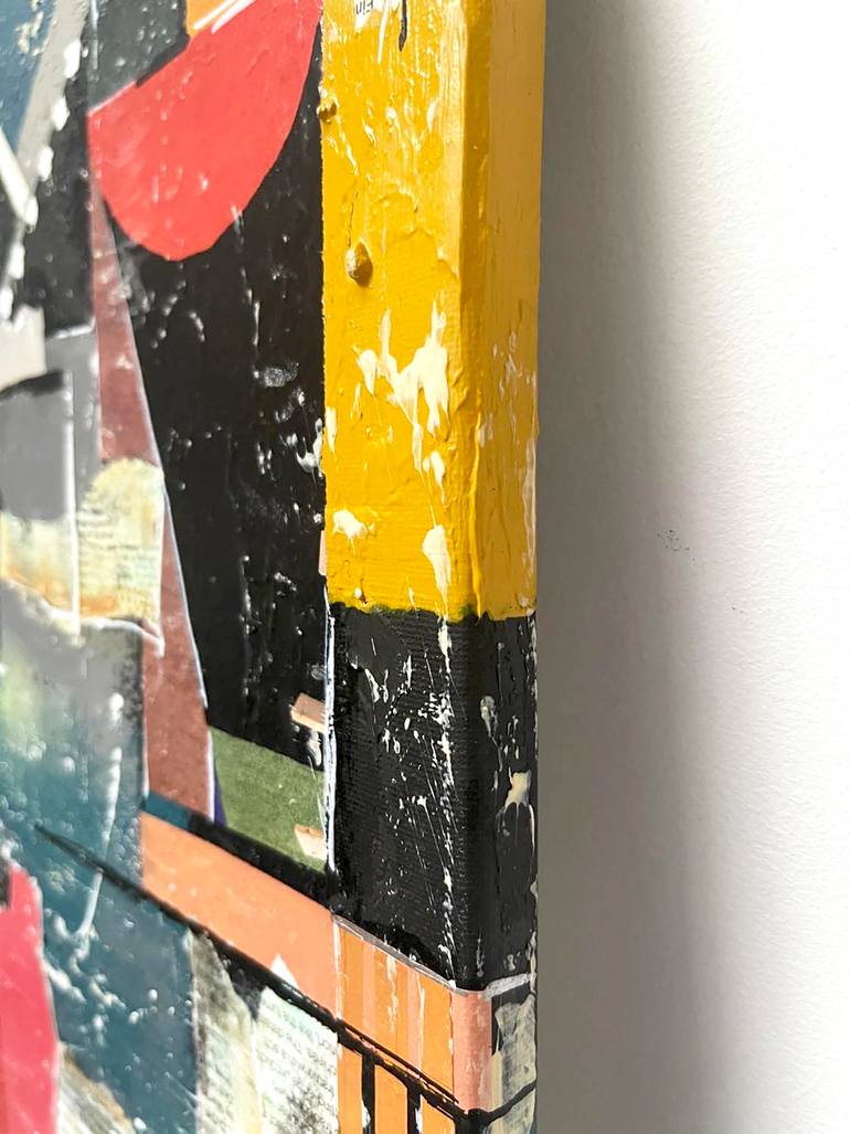 Original Abstract Expressionism Abstract Painting by Dana Stoica