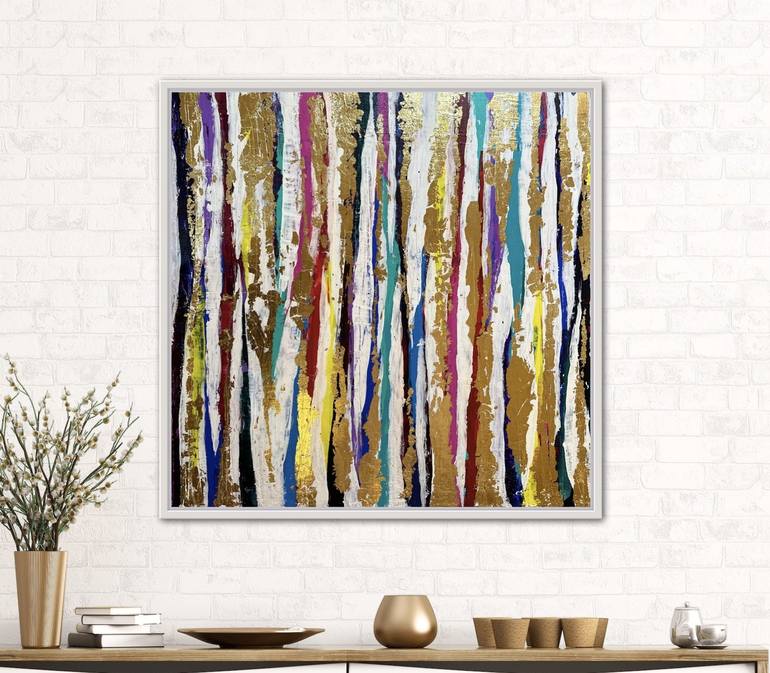 Original Abstract Expressionism Abstract Painting by Tarika Batra Ahmad