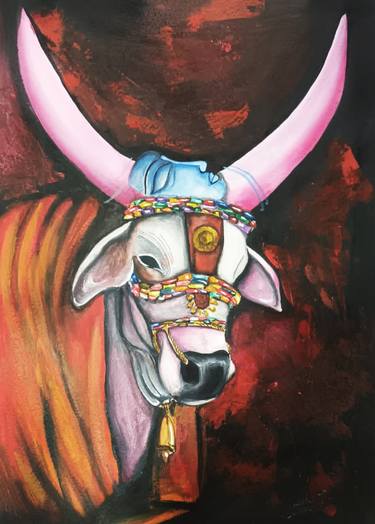 Original Expressionism Animal Paintings by Tanishka Malankar
