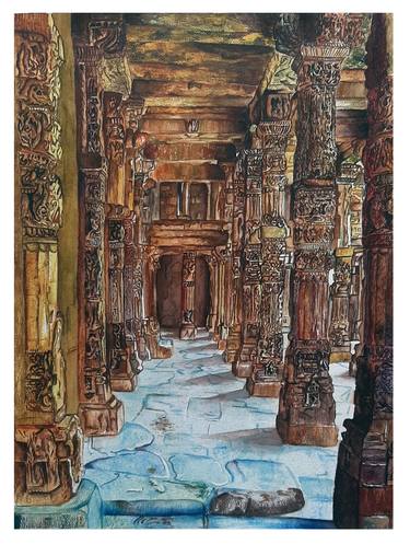 Original Realism Architecture Paintings by Tanishka Malankar