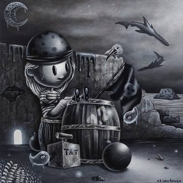 Original Surrealism Fantasy Paintings by Waly Daffa