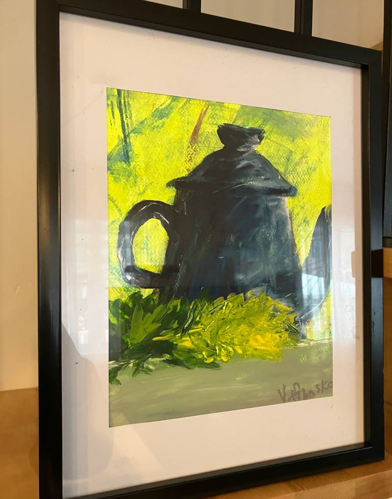 Original Figurative Food & Drink Painting by Victoria Grosko