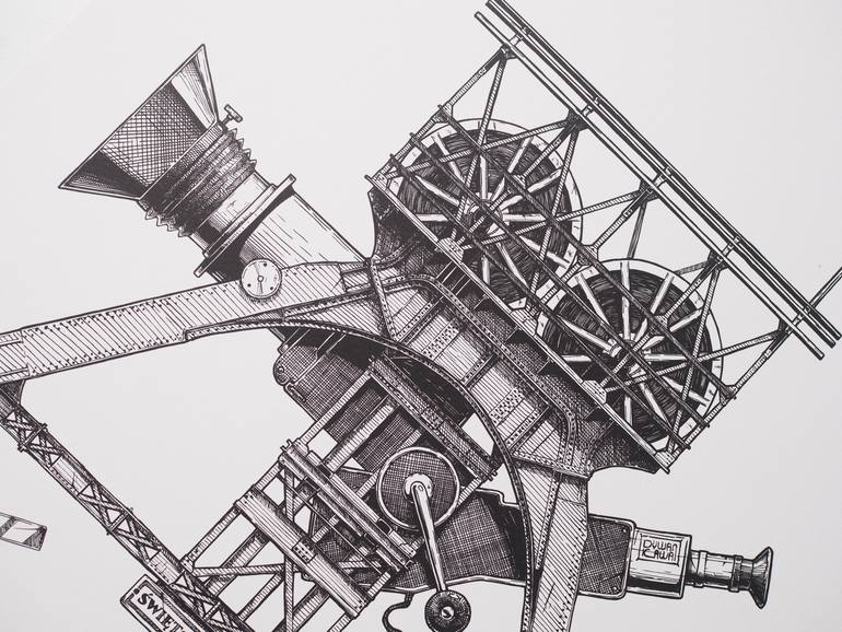 Original Conceptual Fantasy Drawing by Suricoma Oleksandr Babich