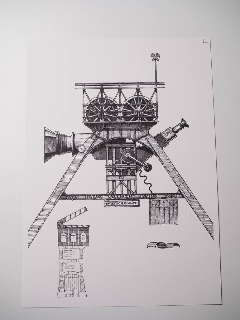 Original Conceptual Fantasy Drawing by Suricoma Oleksandr Babich