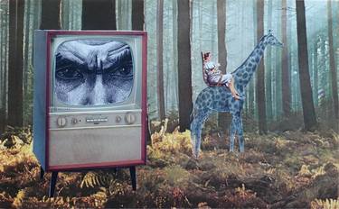 Original Dada Nature Collage by Ekaterina Anikina
