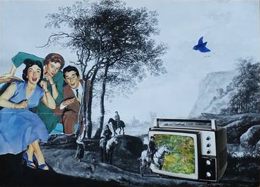 Original Contemporary People Collage by Ekaterina Anikina