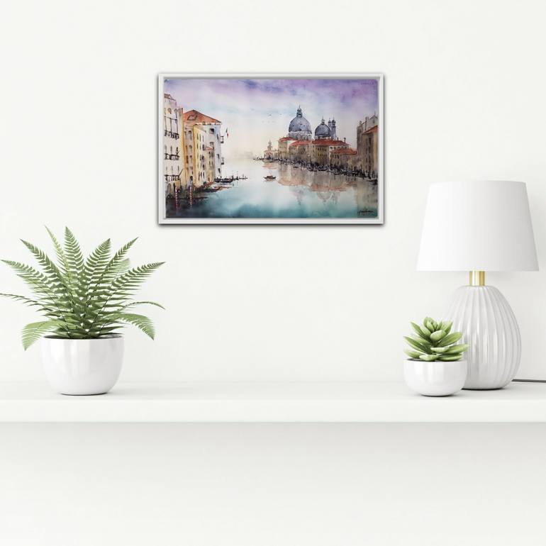 Original Architecture Painting by Marco Bermudez