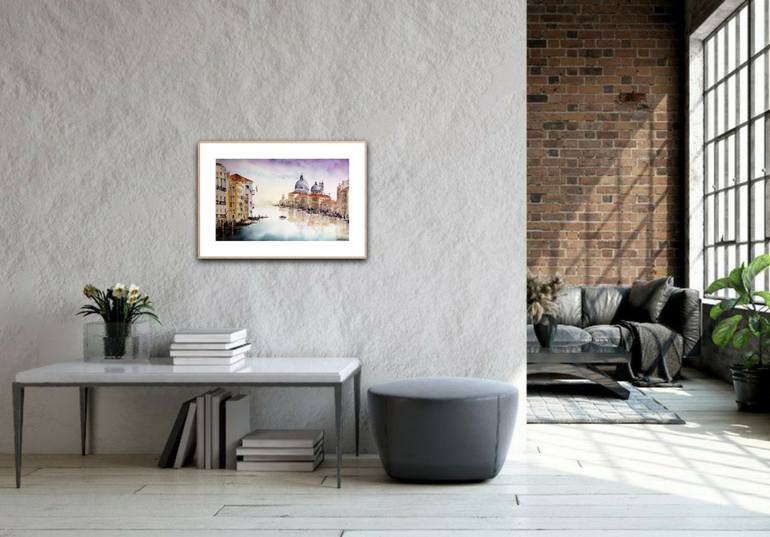 Original Contemporary Architecture Painting by Marco Bermudez