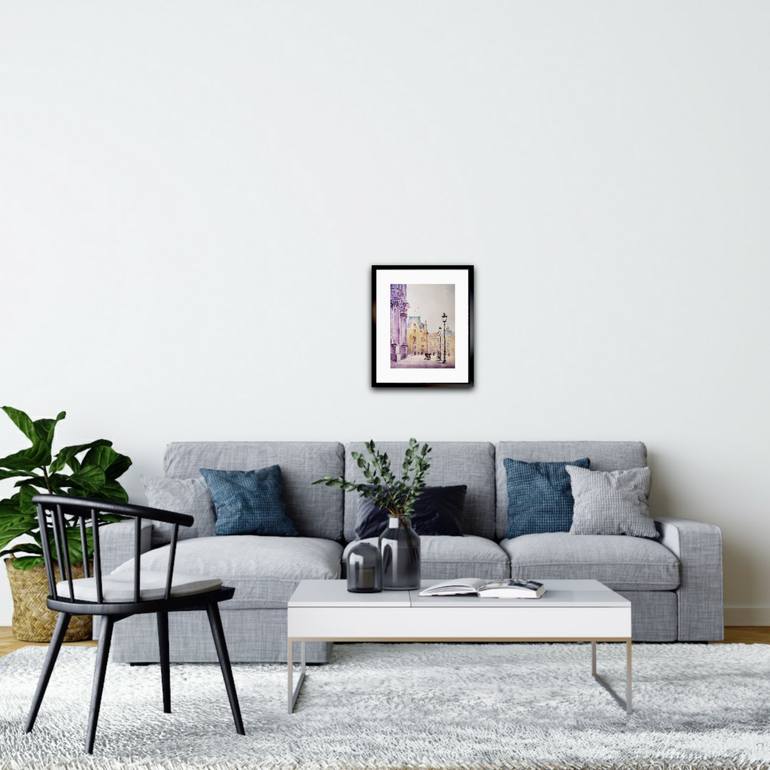 Original Contemporary Architecture Painting by Marco Bermudez