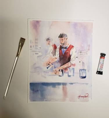 Original Food & Drink Paintings by Marco Bermudez