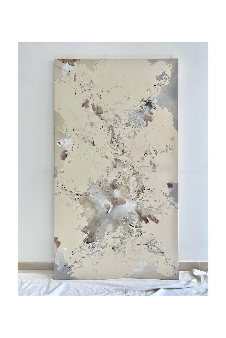 Original Art Deco Abstract Painting by Ga Art Studio Guillermina Andrada