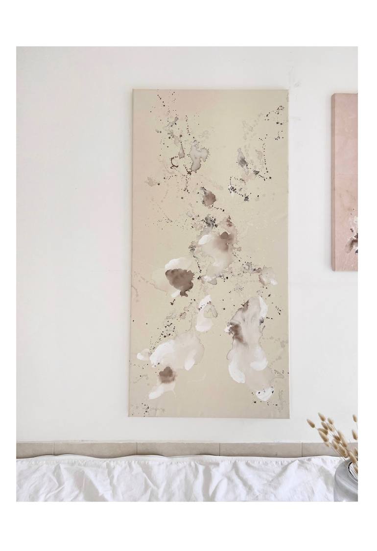 Original Art Deco Abstract Painting by Ga Art Studio Guillermina Andrada