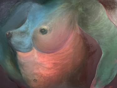 Original Abstract Nude Paintings by Lizabet Gangnes