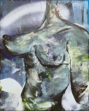 Original Abstract Nude Paintings by Lizabet Gangnes
