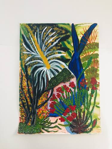 Original Contemporary Botanic Paintings by Ruth zavala
