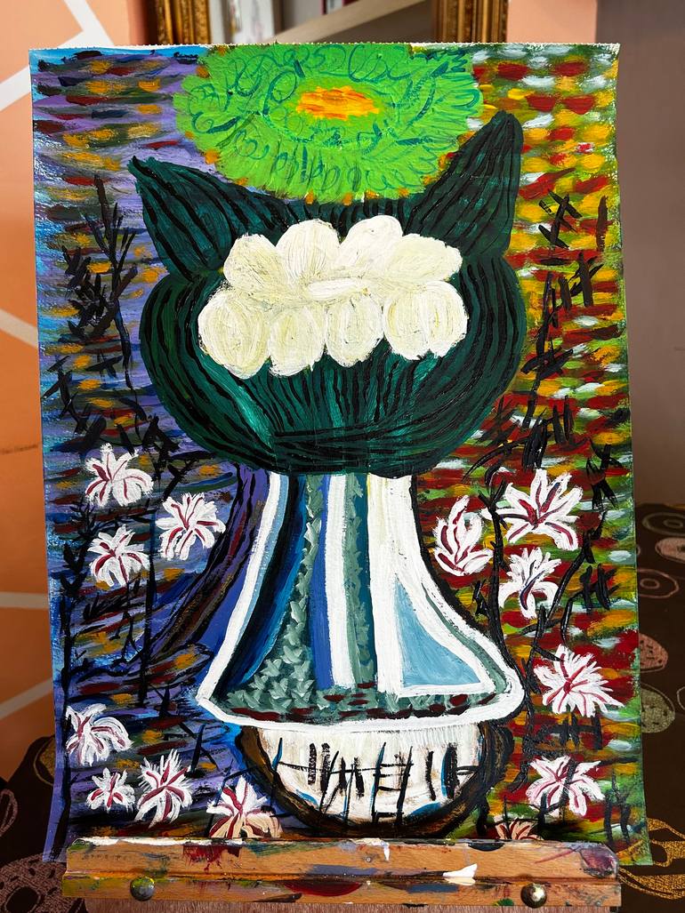 Original Abstract Painting by Ruth Zavala | Abstract Art on Paper | The way of seeing