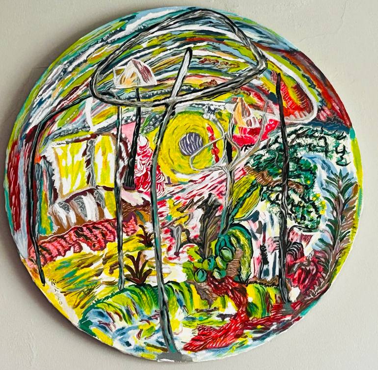 Artist Ruth Azola hideout Painting by Ruth Zavala | Saatchi Art