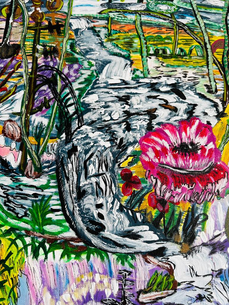 Original Contemporary Nature Painting by Ruth Zavala