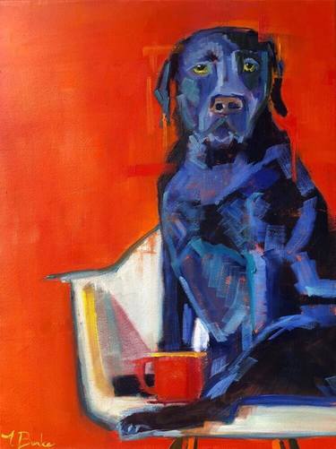 Print of Impressionism Dogs Paintings by Tammy Burks