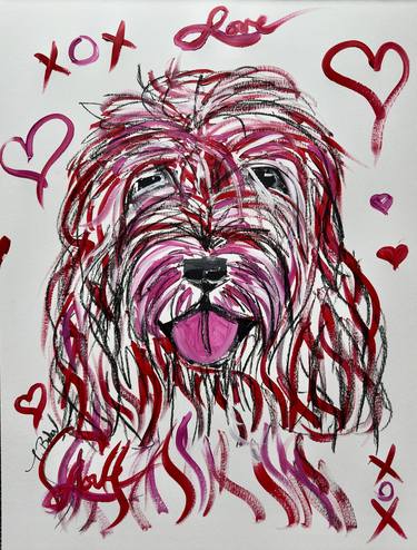 Print of Abstract Expressionism Dogs Paintings by Tammy Burks