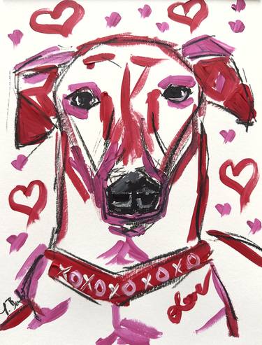 Print of Dogs Paintings by Tammy Burks