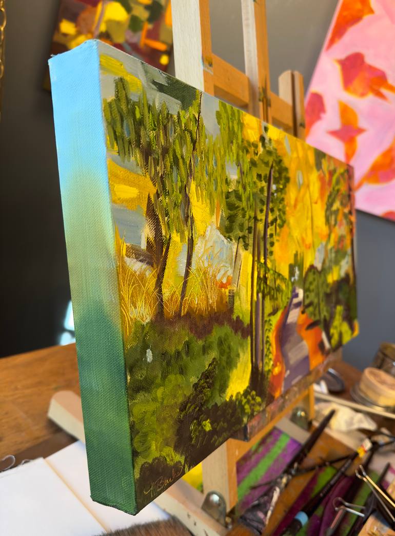 Original Impressionism Landscape Painting by Tammy Burks