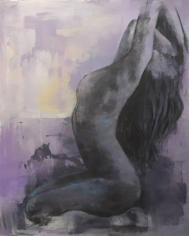 Original Abstract Nude Painting by Alessandra Spadaro