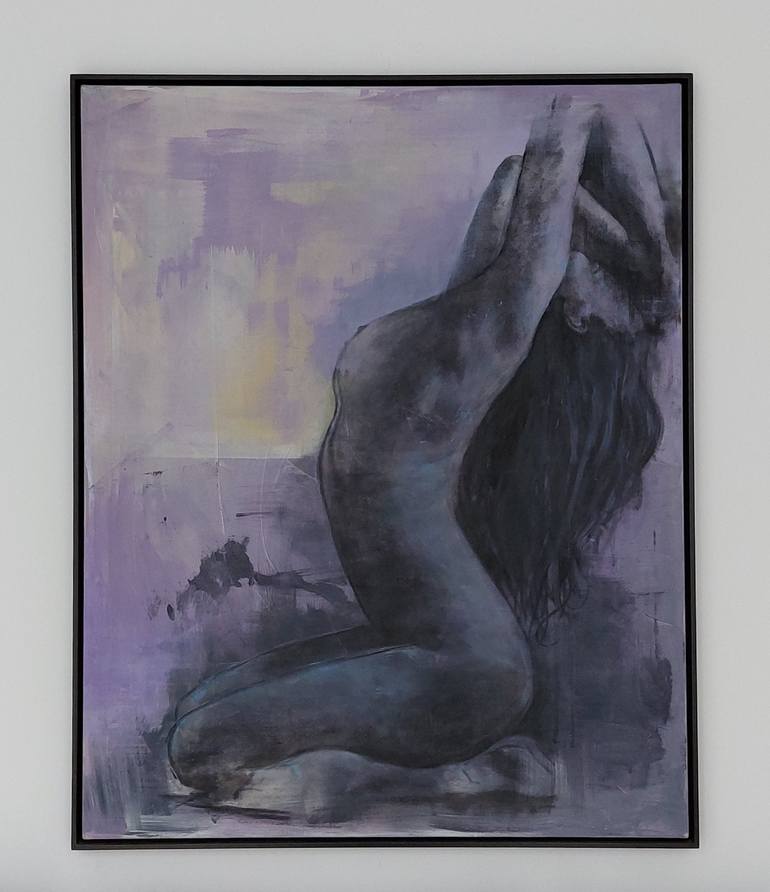 Original Abstract Nude Painting by Alessandra Spadaro