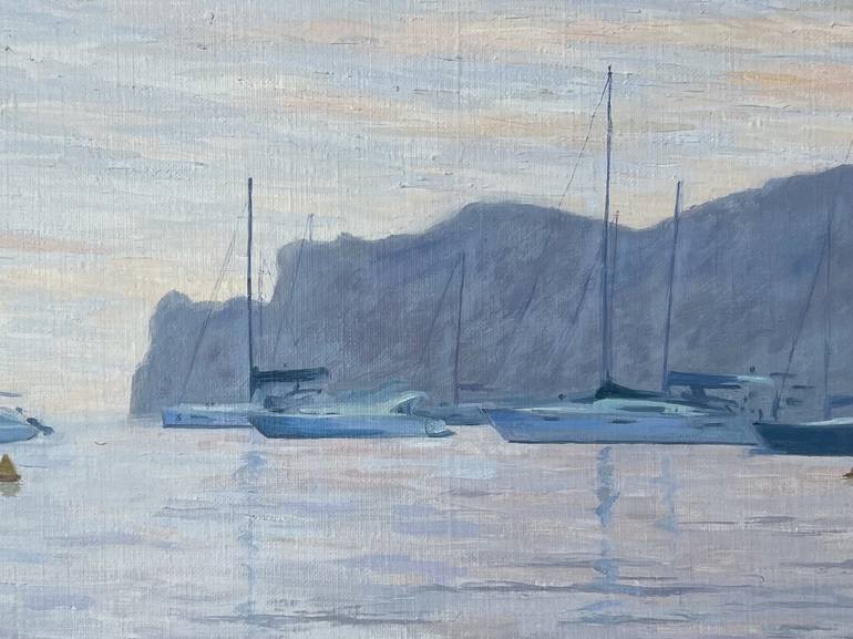Original Sailboat Painting by Lydia Laidinen